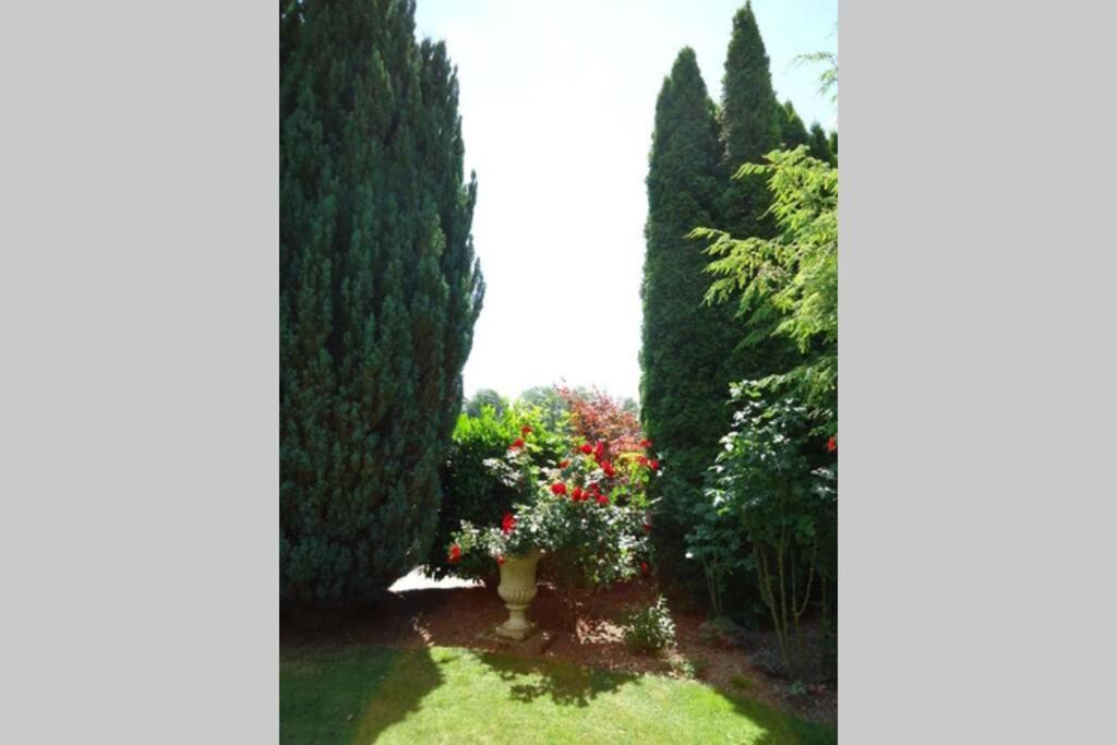 Romantische Ferienwohnung mit Nähe zum See Oberteuringen Exterior foto